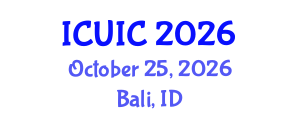 International Conference on Ubiquitous Intelligence and Computing (ICUIC) October 25, 2026 - Bali, Indonesia International Conference on Ubiquitous Intelligence and Computing (ICUIC) October 25, 2026 - Bali, Indonesia