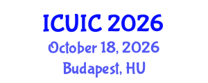 International Conference on Ubiquitous Intelligence and Computing (ICUIC) October 18, 2026 - Budapest, Hungary International Conference on Ubiquitous Intelligence and Computing (ICUIC) October 18, 2026 - Budapest, Hungary