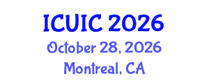 International Conference on Ubiquitous Intelligence and Computing (ICUIC) October 28, 2026 - Montreal, Canada International Conference on Ubiquitous Intelligence and Computing (ICUIC) October 28, 2026 - Montreal, Canada