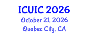 International Conference on Ubiquitous Intelligence and Computing (ICUIC) October 21, 2026 - Quebec City, Canada International Conference on Ubiquitous Intelligence and Computing (ICUIC) October 21, 2026 - Quebec City, Canada