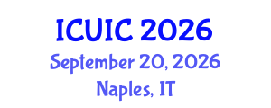 International Conference on Ubiquitous Intelligence and Computing (ICUIC) September 20, 2026 - Naples, Italy International Conference on Ubiquitous Intelligence and Computing (ICUIC) September 20, 2026 - Naples, Italy