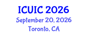 International Conference on Ubiquitous Intelligence and Computing (ICUIC) September 20, 2026 - Toronto, Canada International Conference on Ubiquitous Intelligence and Computing (ICUIC) September 20, 2026 - Toronto, Canada