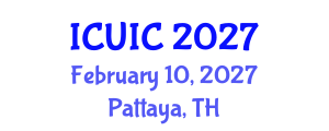 International Conference on Ubiquitous Intelligence and Computing (ICUIC) February 10, 2027 - Pattaya, Thailand International Conference on Ubiquitous Intelligence and Computing (ICUIC) February 10, 2027 - Pattaya, Thailand
