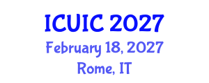 International Conference on Ubiquitous Intelligence and Computing (ICUIC) February 18, 2027 - Rome, Italy