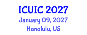 International Conference on Ubiquitous Intelligence and Computing (ICUIC) January 09, 2027 - Honolulu, United States