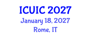International Conference on Ubiquitous Intelligence and Computing (ICUIC) January 18, 2027 - Rome, Italy