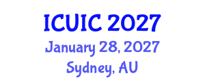 International Conference on Ubiquitous Intelligence and Computing (ICUIC) January 28, 2027 - Sydney, Australia International Conference on Ubiquitous Intelligence and Computing (ICUIC) January 28, 2027 - Sydney, Australia