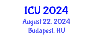 International Conference on Ultrasonics (ICU) August 22, 2024 - Budapest, Hungary