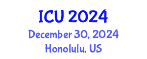 International Conference on Ultrasonics (ICU) December 30, 2024 - Honolulu, United States