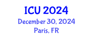 International Conference on Ultrasonics (ICU) December 30, 2024 - Paris, France