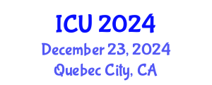 International Conference on Ultrasonics (ICU) December 23, 2024 - Quebec City, Canada