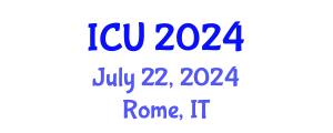 International Conference on Ultrasonics (ICU) July 22, 2024 - Rome, Italy