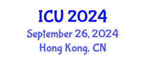 International Conference on Ultrasonics (ICU) September 26, 2024 - Hong Kong, China