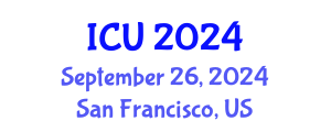 International Conference on Ultrasonics (ICU) September 26, 2024 - San Francisco, United States