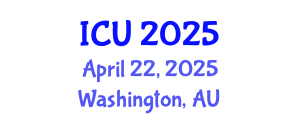 International Conference on Ultrasonics (ICU) April 22, 2025 - Washington, Australia