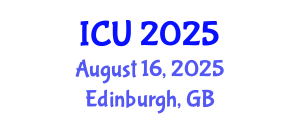 International Conference on Ultrasonics (ICU) August 16, 2025 - Edinburgh, United Kingdom