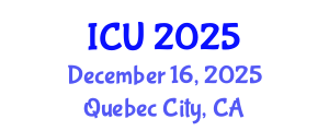 International Conference on Ultrasonics (ICU) December 16, 2025 - Quebec City, Canada