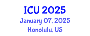 International Conference on Ultrasonics (ICU) January 07, 2025 - Honolulu, United States