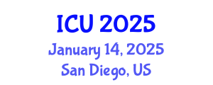 International Conference on Ultrasonics (ICU) January 14, 2025 - San Diego, United States