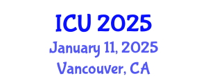 International Conference on Ultrasonics (ICU) January 11, 2025 - Vancouver, Canada