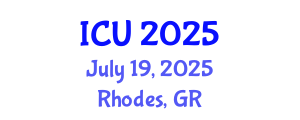 International Conference on Ultrasonics (ICU) July 19, 2025 - Rhodes, Greece