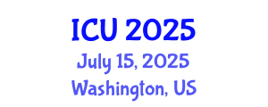 International Conference on Ultrasonics (ICU) July 15, 2025 - Washington, United States