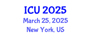 International Conference on Ultrasonics (ICU) March 25, 2025 - New York, United States