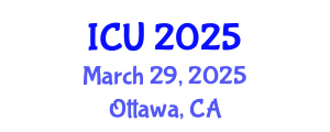 International Conference on Ultrasonics (ICU) March 29, 2025 - Ottawa, Canada