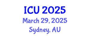 International Conference on Ultrasonics (ICU) March 29, 2025 - Sydney, Australia
