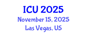 International Conference on Ultrasonics (ICU) November 15, 2025 - Las Vegas, United States