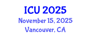 International Conference on Ultrasonics (ICU) November 15, 2025 - Vancouver, Canada