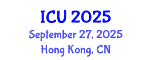 International Conference on Ultrasonics (ICU) September 27, 2025 - Hong Kong, China