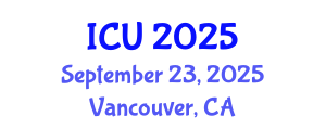 International Conference on Ultrasonics (ICU) September 23, 2025 - Vancouver, Canada