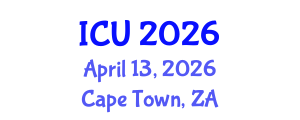 International Conference on Ultrasonics (ICU) April 13, 2026 - Cape Town, South Africa International Conference on Ultrasonics (ICU) April 13, 2026 - Cape Town, South Africa