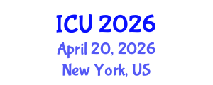 International Conference on Ultrasonics (ICU) April 20, 2026 - New York, United States International Conference on Ultrasonics (ICU) April 20, 2026 - New York, United States