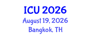 International Conference on Ultrasonics (ICU) August 19, 2026 - Bangkok, Thailand International Conference on Ultrasonics (ICU) August 19, 2026 - Bangkok, Thailand
