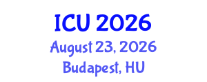 International Conference on Ultrasonics (ICU) August 23, 2026 - Budapest, Hungary International Conference on Ultrasonics (ICU) August 23, 2026 - Budapest, Hungary