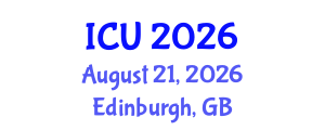 International Conference on Ultrasonics (ICU) August 21, 2026 - Edinburgh, United Kingdom International Conference on Ultrasonics (ICU) August 21, 2026 - Edinburgh, United Kingdom