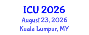 International Conference on Ultrasonics (ICU) August 23, 2026 - Kuala Lumpur, Malaysia International Conference on Ultrasonics (ICU) August 23, 2026 - Kuala Lumpur, Malaysia
