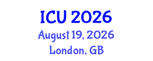International Conference on Ultrasonics (ICU) August 19, 2026 - London, United Kingdom International Conference on Ultrasonics (ICU) August 19, 2026 - London, United Kingdom