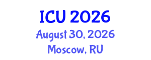 International Conference on Ultrasonics (ICU) August 30, 2026 - Moscow, Russia International Conference on Ultrasonics (ICU) August 30, 2026 - Moscow, Russia