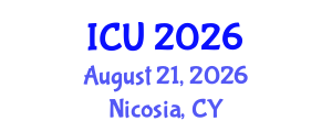 International Conference on Ultrasonics (ICU) August 21, 2026 - Nicosia, Cyprus International Conference on Ultrasonics (ICU) August 21, 2026 - Nicosia, Cyprus