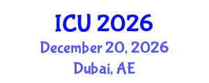 International Conference on Ultrasonics (ICU) December 20, 2026 - Dubai, United Arab Emirates International Conference on Ultrasonics (ICU) December 20, 2026 - Dubai, United Arab Emirates