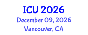 International Conference on Ultrasonics (ICU) December 09, 2026 - Vancouver, Canada International Conference on Ultrasonics (ICU) December 09, 2026 - Vancouver, Canada