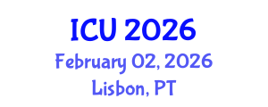 International Conference on Ultrasonics (ICU) February 02, 2026 - Lisbon, Portugal International Conference on Ultrasonics (ICU) February 02, 2026 - Lisbon, Portugal