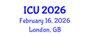 International Conference on Ultrasonics (ICU) February 16, 2026 - London, United Kingdom International Conference on Ultrasonics (ICU) February 16, 2026 - London, United Kingdom