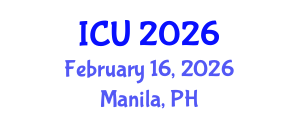 International Conference on Ultrasonics (ICU) February 16, 2026 - Manila, Philippines International Conference on Ultrasonics (ICU) February 16, 2026 - Manila, Philippines