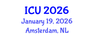 International Conference on Ultrasonics (ICU) January 19, 2026 - Amsterdam, Netherlands International Conference on Ultrasonics (ICU) January 19, 2026 - Amsterdam, Netherlands