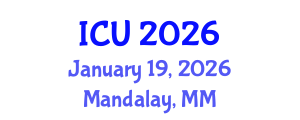 International Conference on Ultrasonics (ICU) January 19, 2026 - Mandalay, Myanmar International Conference on Ultrasonics (ICU) January 19, 2026 - Mandalay, Myanmar