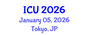 International Conference on Ultrasonics (ICU) January 05, 2026 - Tokyo, Japan International Conference on Ultrasonics (ICU) January 05, 2026 - Tokyo, Japan